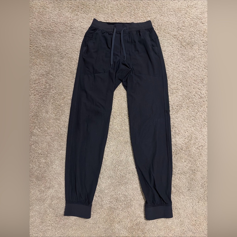 Mens Lululemon ABC Warpstreme Joggers Size Small Black 31”